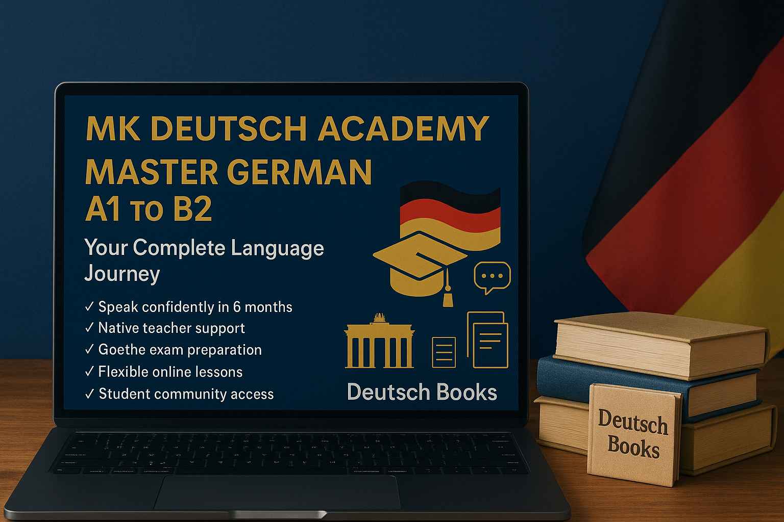 MK DEUTSCH ACADEMY( A1 to B2)