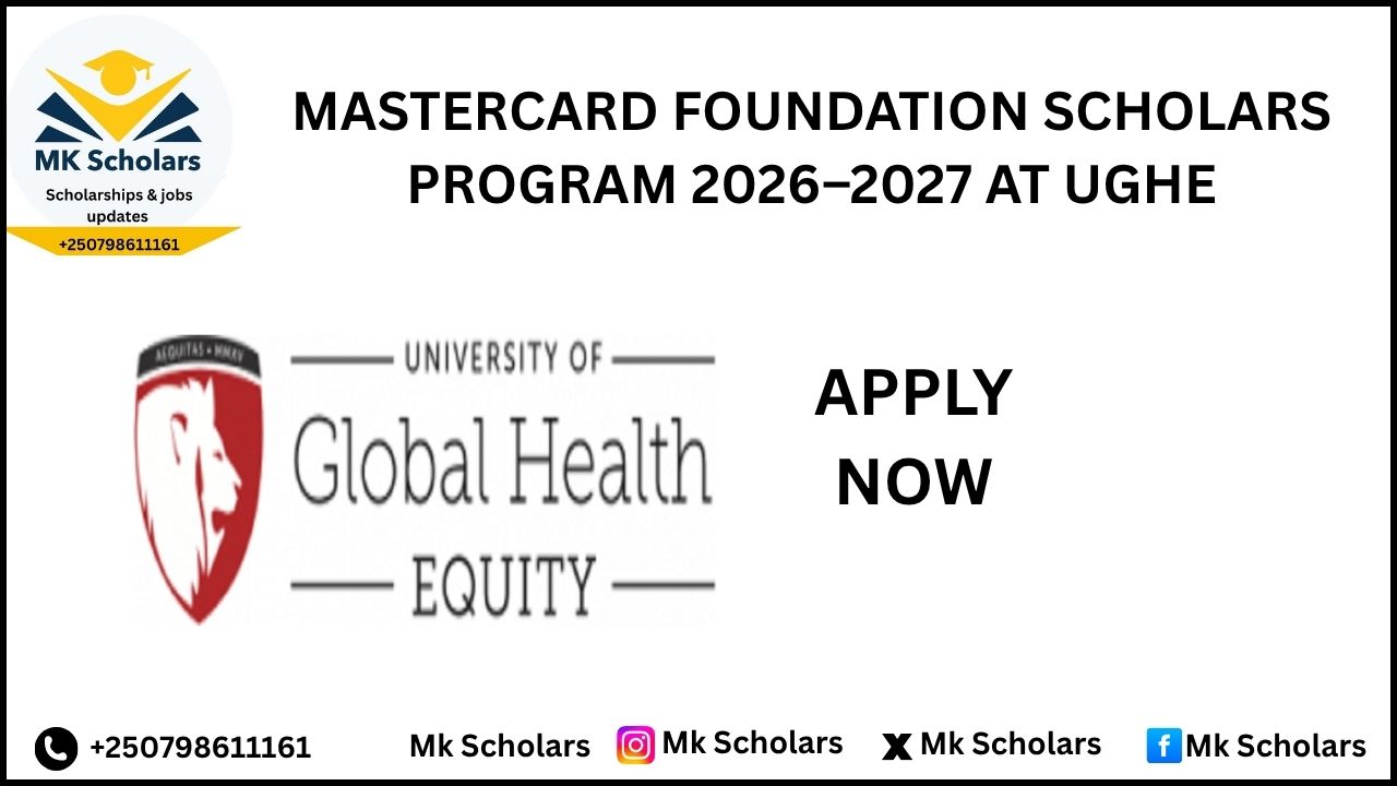 MASTERCARD FOUNDATION SCHOLARS PROGRAM AT UGHE ( 2026–2027)