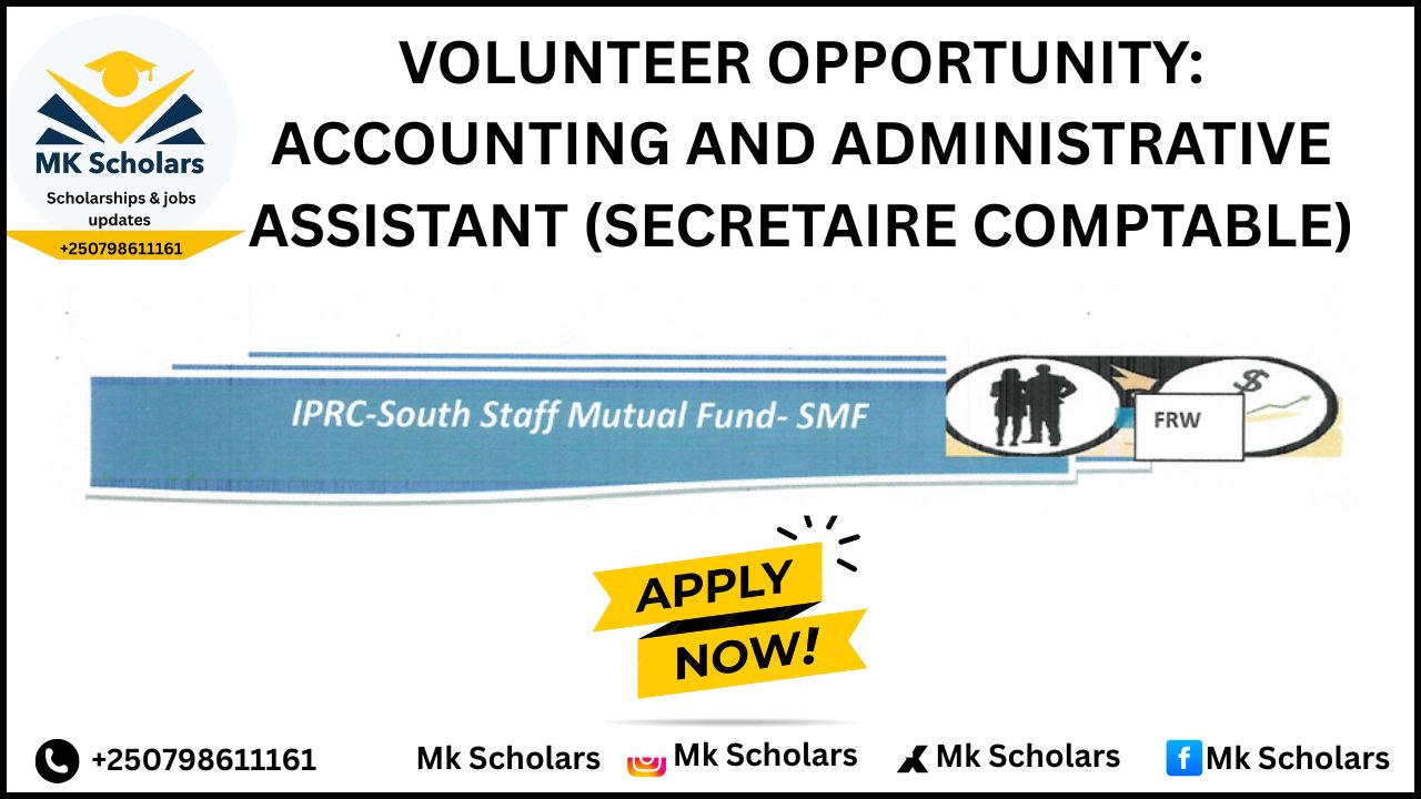 VOLUNTEER OPPORTUNITY: ACCOUNTING AND ADMINISTRATIVE ASSISTANT (SECRETAIRE COMPTABLE)