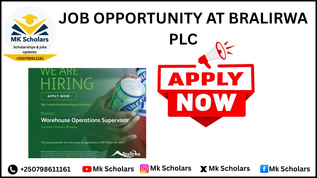 JOB OPPORTUNITY AT BRALIRWA PLC (PART OF THE HEINEKEN COMPANY) 