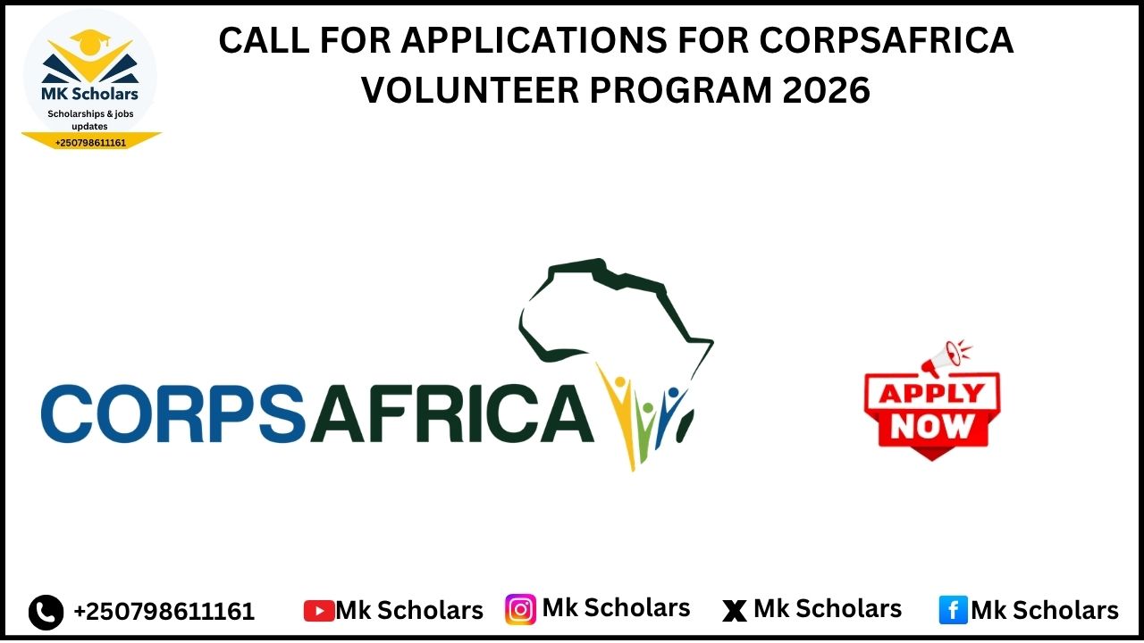 CALL FOR APPLICATIONS FOR CORPSAFRICA VOLUNTEER PROGRAM 2026