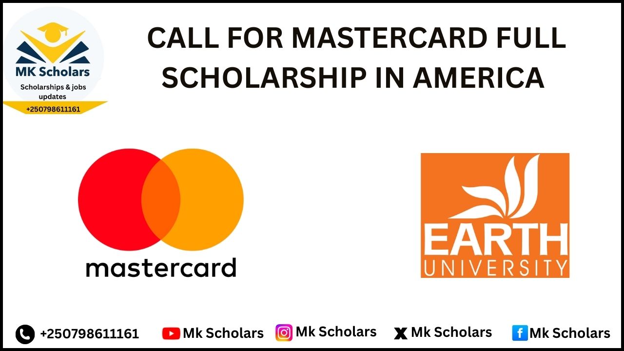 CALL FOR MASTERCARD FULL SCHOLARSHIP AT EARTH UNIVERSITY  