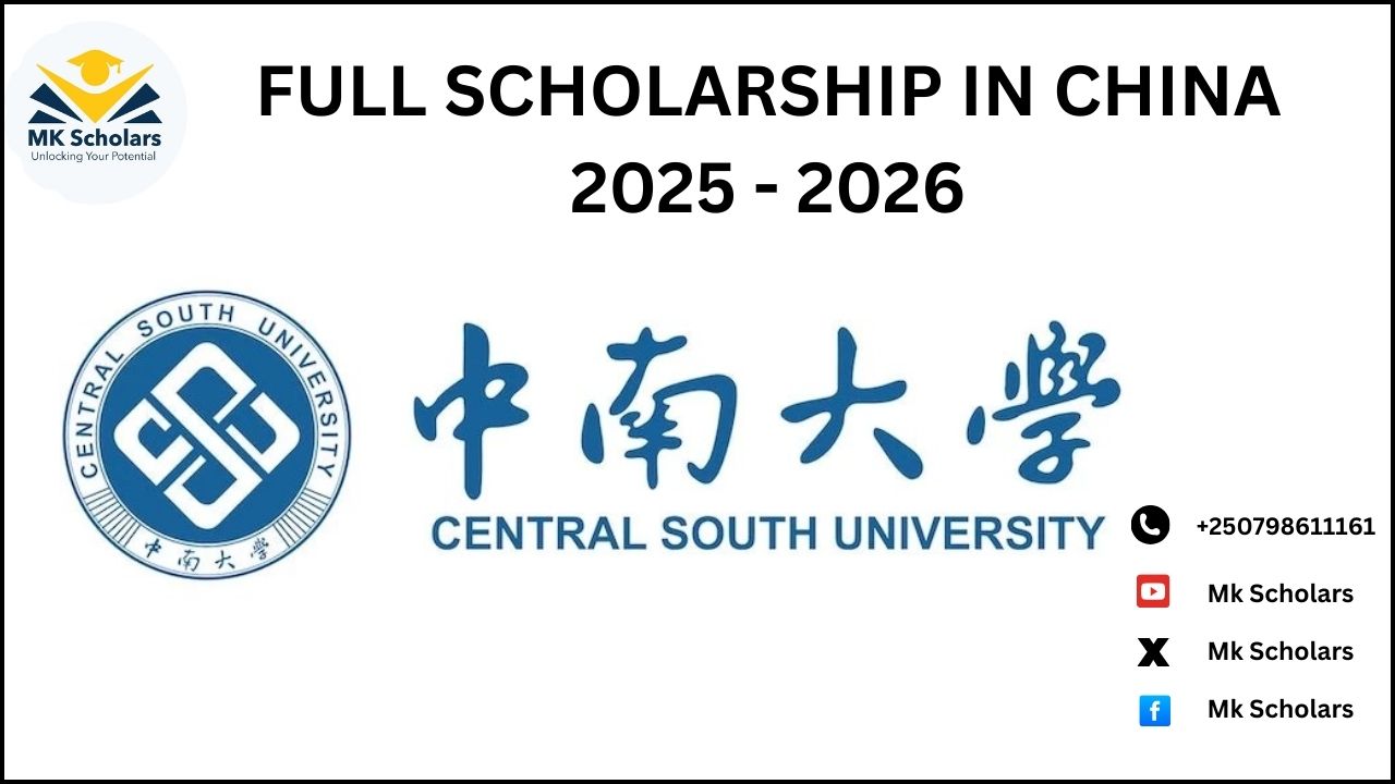 FULLY FUNDED SCHOLARSHIP IN CHINA 2025-26