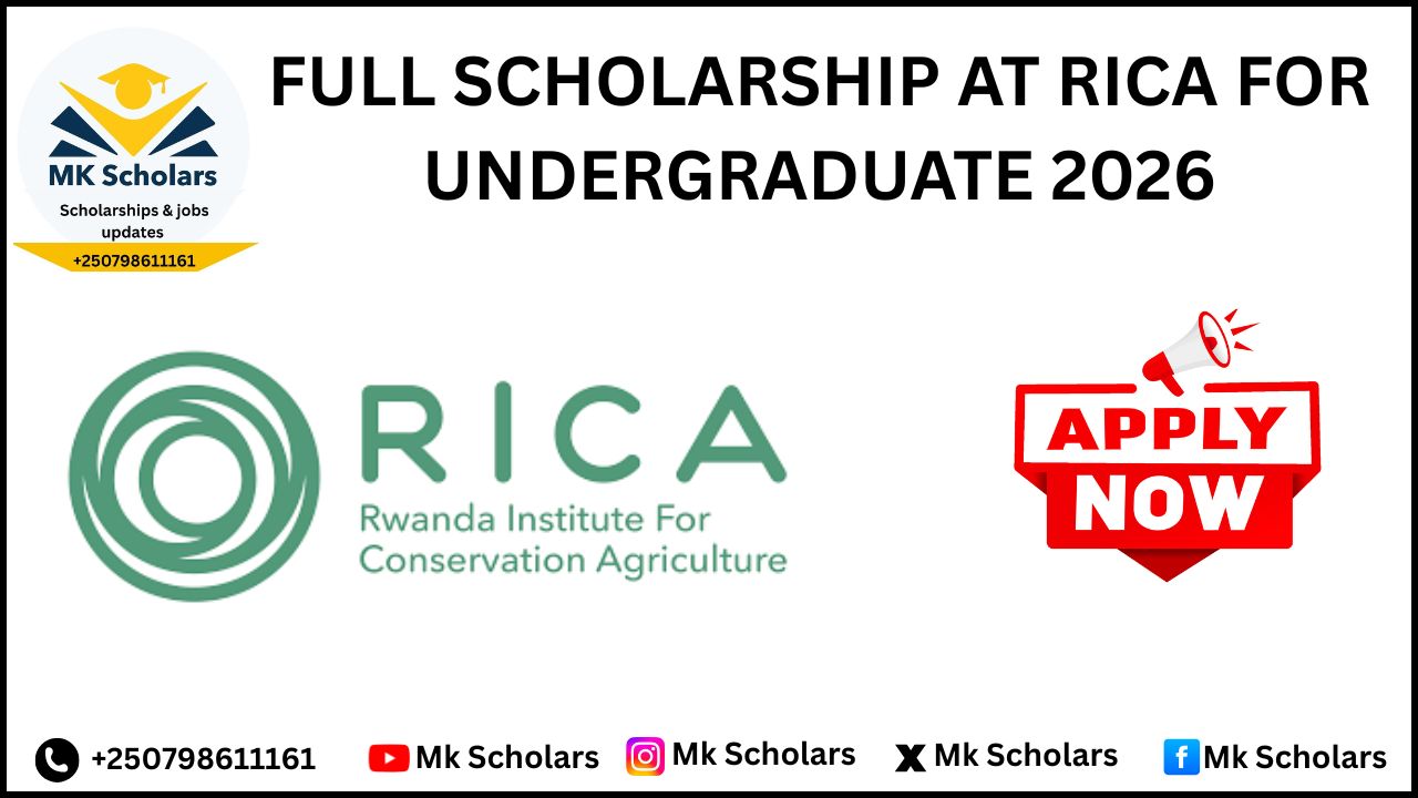 FULL SCHOLARSHIP AT RICA 2026/2027