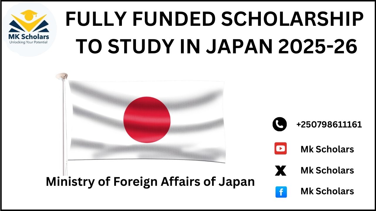 FULLY FUNDED SCHOLARSHIP IN JAPAN 2025-26