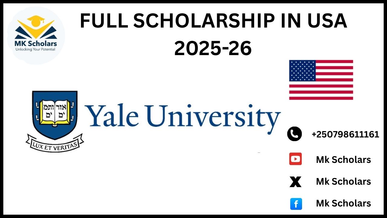 FULL SCHOLARSHIP AT YALI UNIVERSITY IN USA 2025-2026
