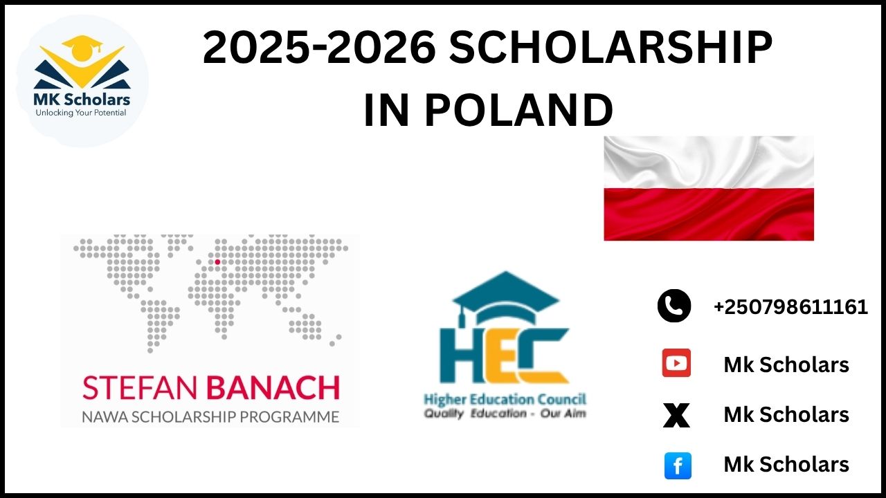 2025-2026 SCHOLARSHIP IN POLAND, (STEFAN BANACH SCHOLARSHIP PROGRAMME)