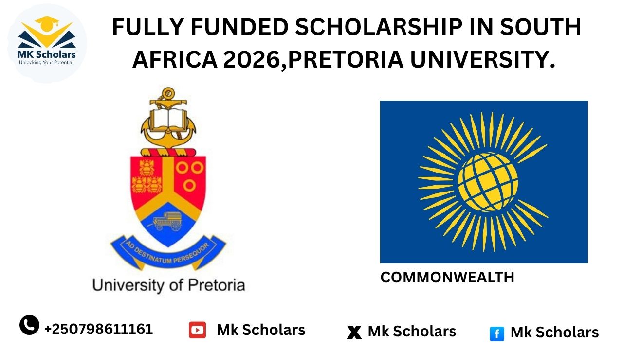 FULLY FUNDED SCHOLARSHIP IN SOUTH AFRICA, ( COMMONWEALTH SCHOLARSHIP 2026 ).